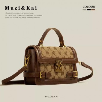 Chic Geometric Retro Crossbody Bag -Muzi&Kai 2024 Collection